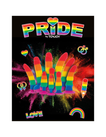 PRIDE - DILDO WAVE BANDERA LGBT 17 CM