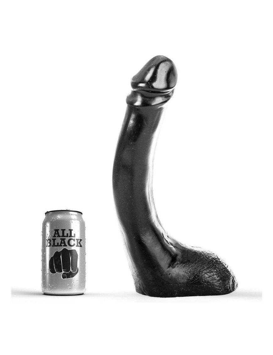 ALL BLACK DILDO NEGRO 29CM FISTING