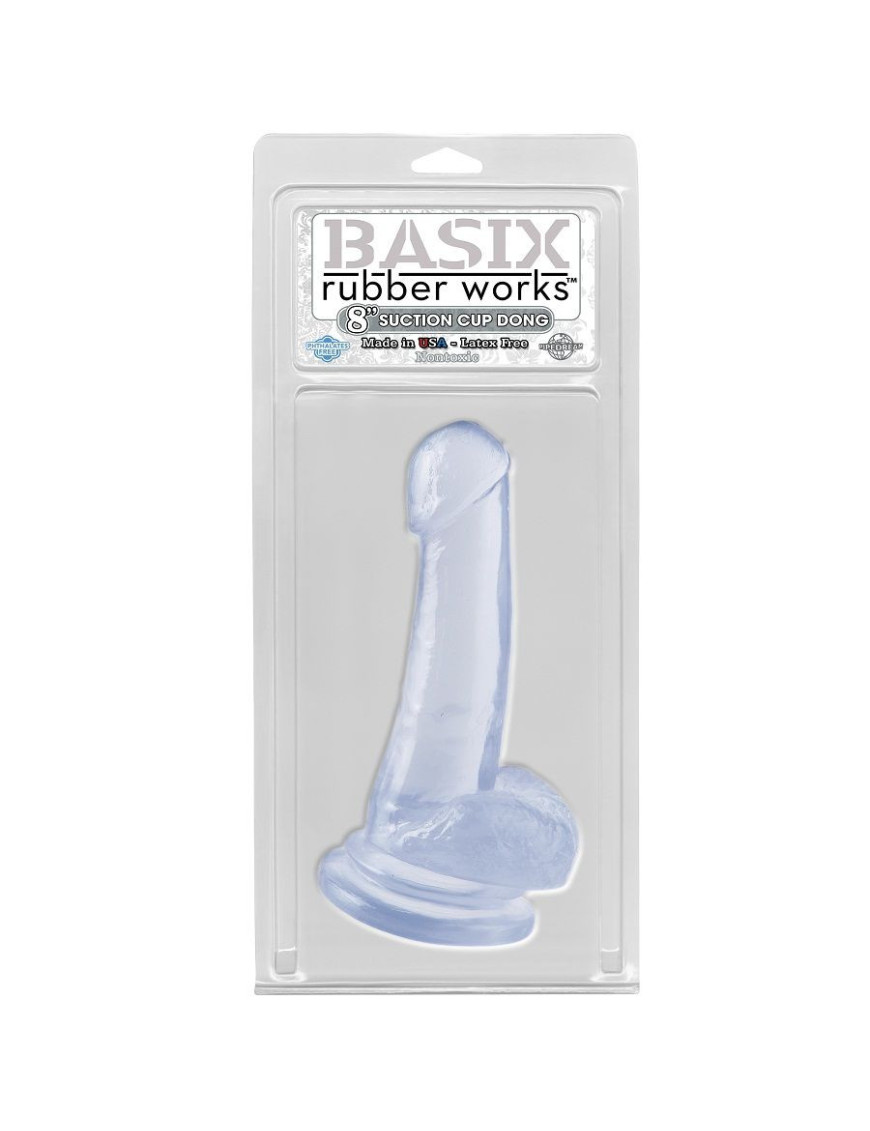 BASIX PENE DE GELATINA SUCCION TRANSPARENTE 18 CM