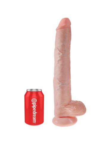 KING COCK PENE CON TESTICULOS 35.6 CM COLOR NATURAL