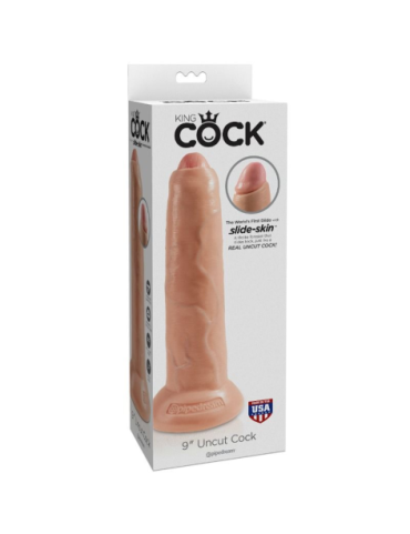 KING COCK DILDO REALISTICO UNCUT NATURAL 23 CM