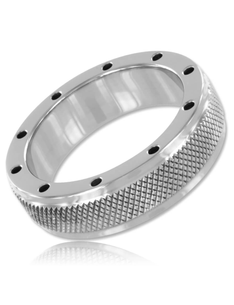 METALHARD ANILLO METAL PARA PENE Y TESTICULOS 40MM