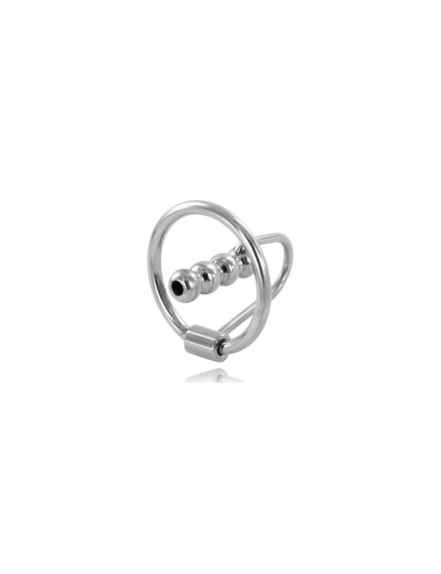 METALHARD ANILLO GLANDE CON PLUG URETRAL 30MM