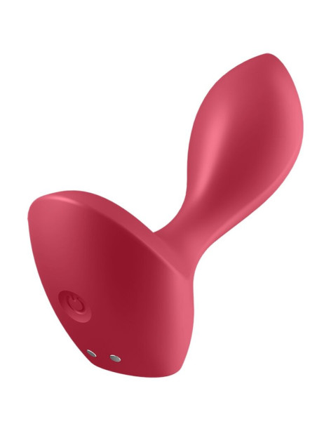 SATISFYER BACKDOOR LOVER PLUG ANAL VIBRADOR - ROJO