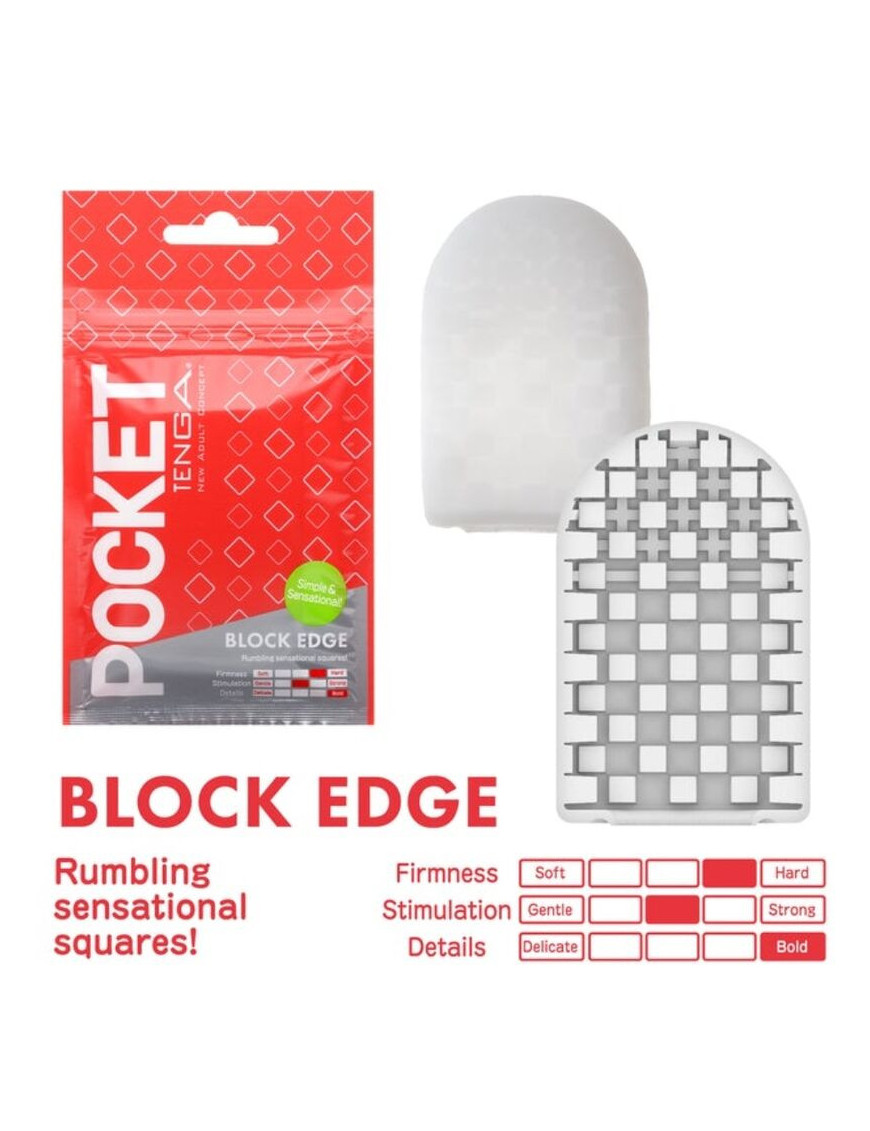 TENGA BLOCKED EDGE MASTURBADOR POCKET