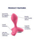 SATISFYER GAME CHANGER PLUG VIBRADOR - ROSA