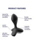 SATISFYER GAME CHANGER PLUG VIBRADOR - NEGRO