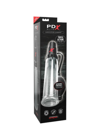 PDX ELITE BOMBA DE SUCCION MASTURBADORA CON VIBRACION SUCK N PUMP STROKER