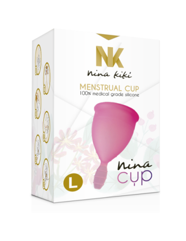 NINA CUP COPA MENSTRUAL TALLA L ROSA