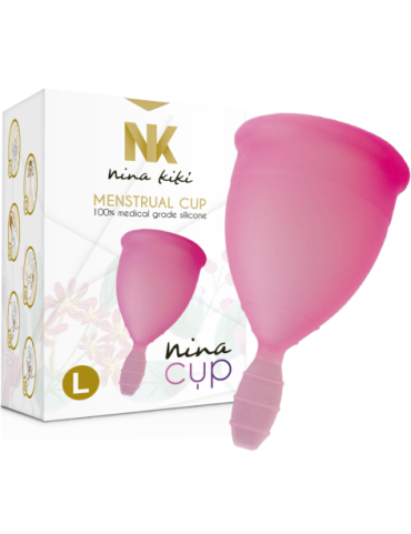 NINA CUP COPA MENSTRUAL TALLA L ROSA