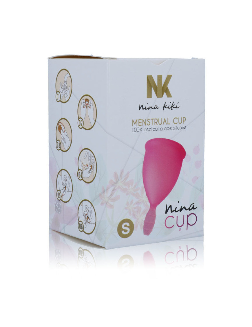 NINA CUP COPA MENSTRUAL TALLA S ROSA