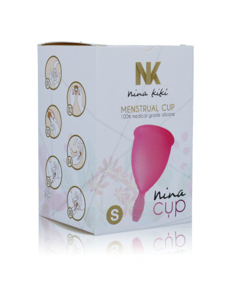 NINA CUP COPA MENSTRUAL TALLA S ROSA