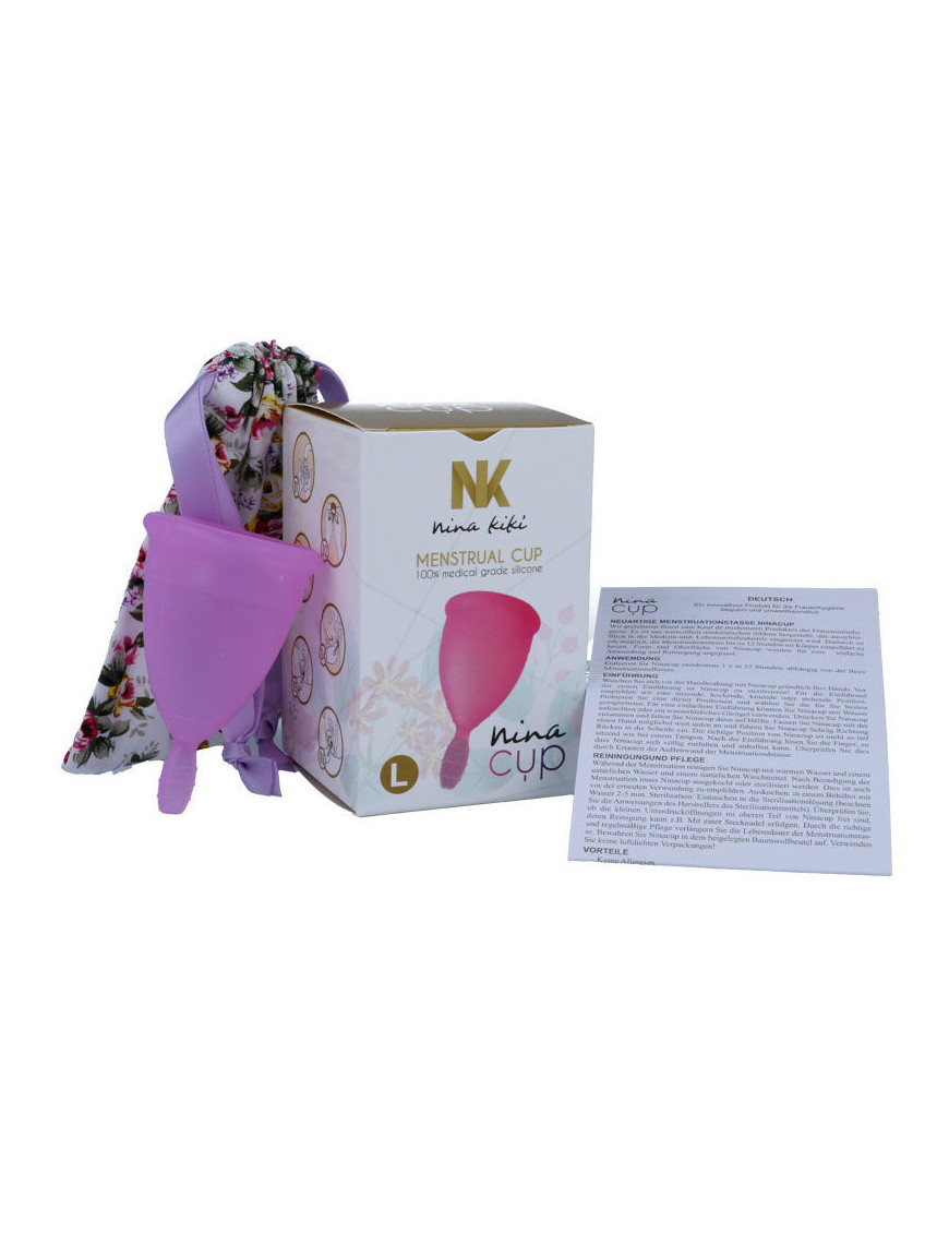 NINA CUP COPA MENSTRUAL TALLA L LILA