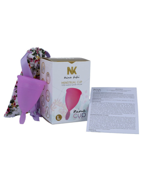 NINA CUP COPA MENSTRUAL TALLA L LILA