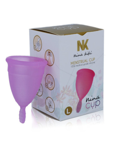 NINA CUP COPA MENSTRUAL TALLA L LILA