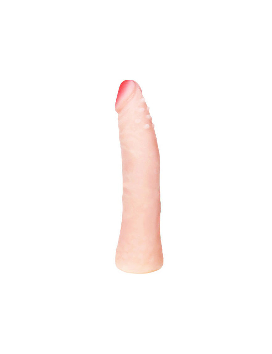 DILDO SILICONA TACTO PIEL REALISTICO 19CM