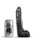 ALL BLACK DILDO REALISTICO NEGRO SUAVE 20 CM