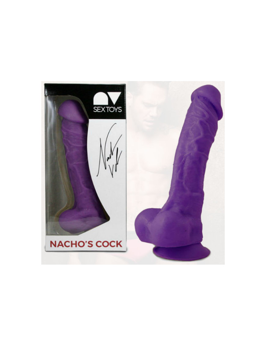 REPLICA PENE NACHO VIDAL 24CM LILA