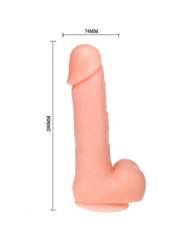 DONG DILDO REALISTICO VIBRACION Y ROTACION 20 CM