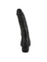 SEVENCREATIONS VINIL P-SHAPE VIBRATOR BLACK PENE 20 CM.