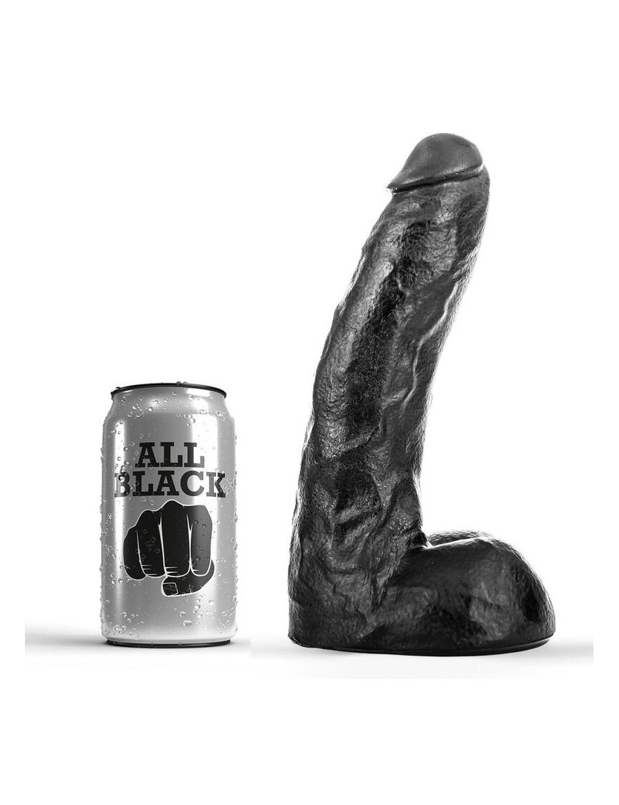 ALL BLACK DONG 22CM