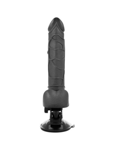 BASECOCK REALISTIC VIBRADOR CONTROL REMOTO NEGRO 19.5CM