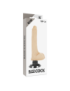 BASECOCK REALISTIC VIBRADOR 2-1 NATURAL 18.5CM