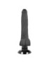 BASECOCK REALISTIC VIBRADOR 2-1 NEGRO 18.5CM