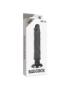 BASECOCK REALISTIC VIBRADOR 2-1 NEGRO 20CM