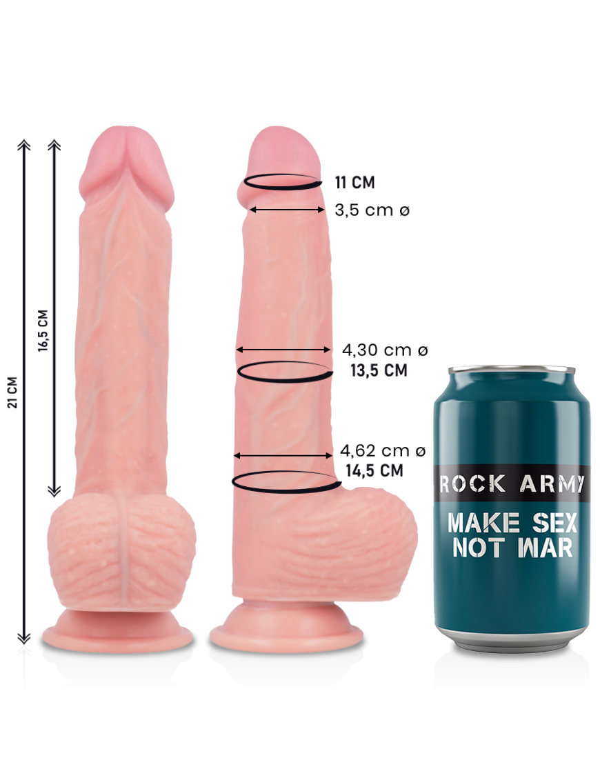 ROCKARMY LIQUID SILICONE DILDO PREMIUM SPITFIRE 21CM