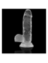 XRAY CLEAR DILDO REALISTA TRANSPARENTE 15.5CM X 3.5CM