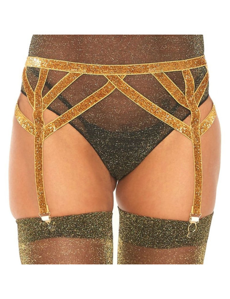 LEG AVENUE LIGUERO LUREX DORADO TALLA UNICA