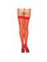 LEG AVENUE MEDIAS CON COSTURA TRASERA ROJO