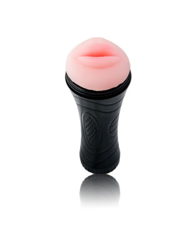 BOCA MASTURBADOR CON VIBRADOR 7 RITMOS