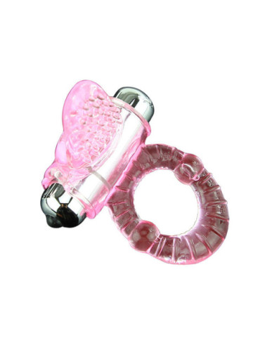 SWEET ABS 10 RITMOS RING ANILLO PENE VIBRADOR ROSA