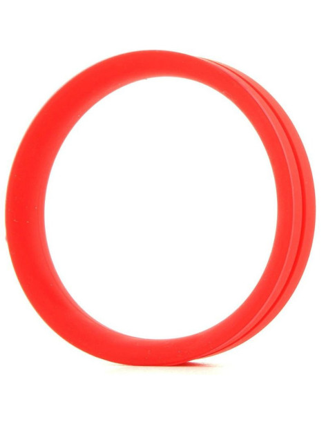 SCREAMING O - ANILLO PENE Y TESTICULOS RING O XXL - ROJO