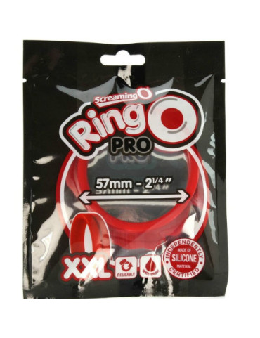 SCREAMING O - ANILLO PENE Y TESTICULOS RING O XXL - ROJO