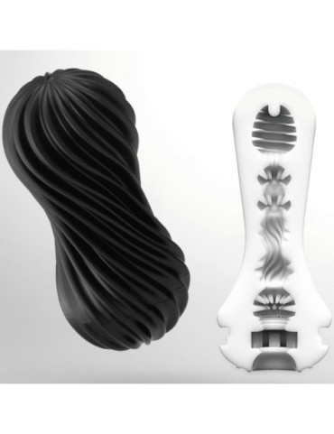 TENGA FLEX MASTUBADOR MASCULINO NEGRO.