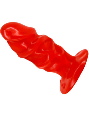 BAILE PLUG ANAL UNISEX CON VENTOSA ROJO