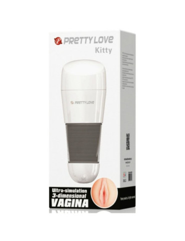 PRETTY LOVE KITTY MASTURBADOR BLANCO VAGINA 2