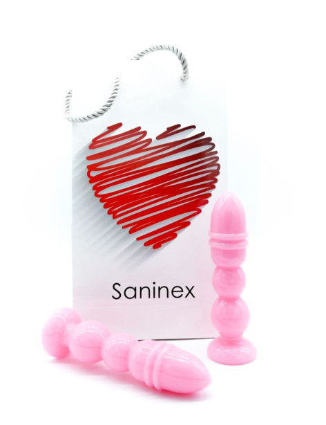 SANINEX DELIGHT PLUG-DILDO ROSA