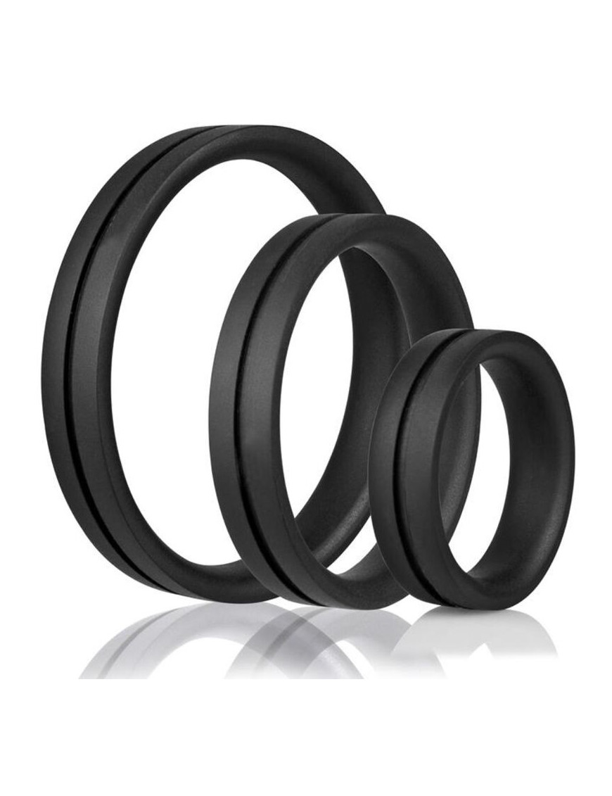 SCREAMING O - ANILLO PENE Y TESTICULOS RING O XXL - NEGRO