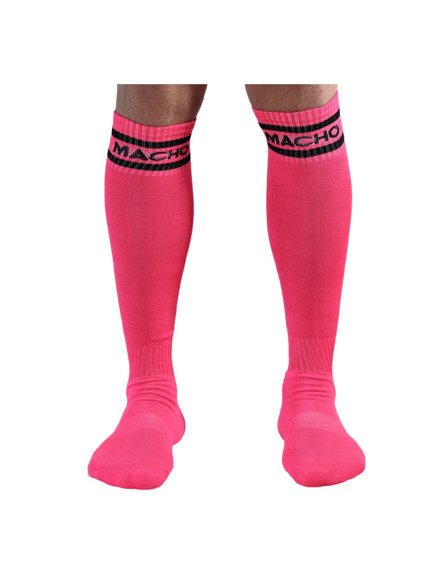 MACHO CALCETINES LARGOS TALLA UNICA ROSA