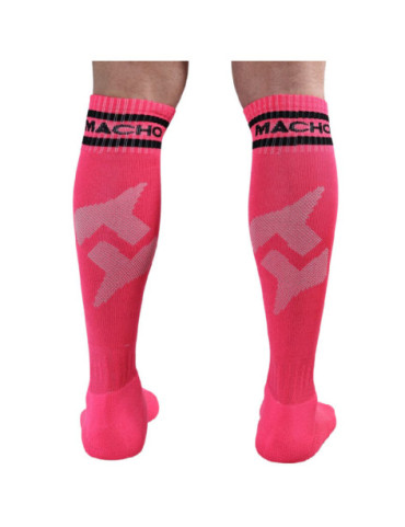 MACHO CALCETINES LARGOS TALLA UNICA ROSA