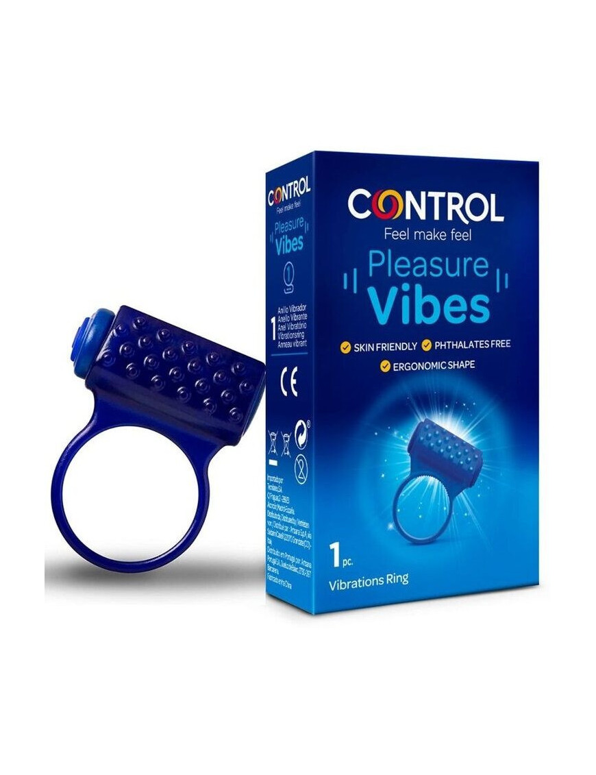 CONTROL PLEASURE VIBES ANILLO VIBRADOR