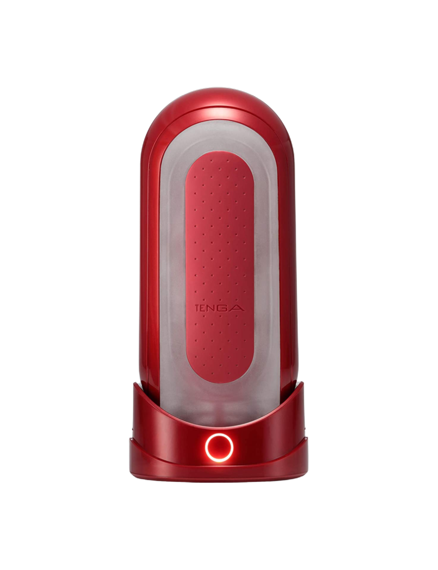 TENGA FLIP 0 (ZERO) ROJO CON CALENTADOR