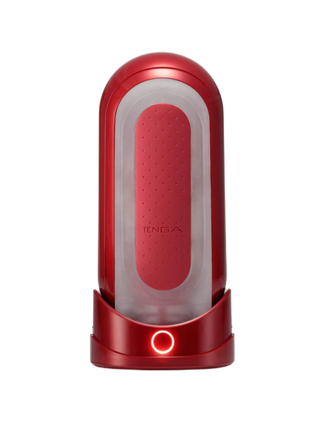 TENGA FLIP 0 (ZERO) ROJO CON CALENTADOR