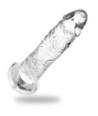 OHMAMA DILDO REALISTICO TRANSPARENTE 16 CM