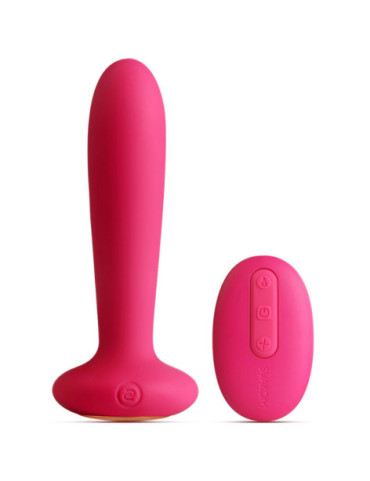 SVAKOM PRIMO PLUG ANAL HEATING CONTROL REMOTO 12CM ROJO VINO