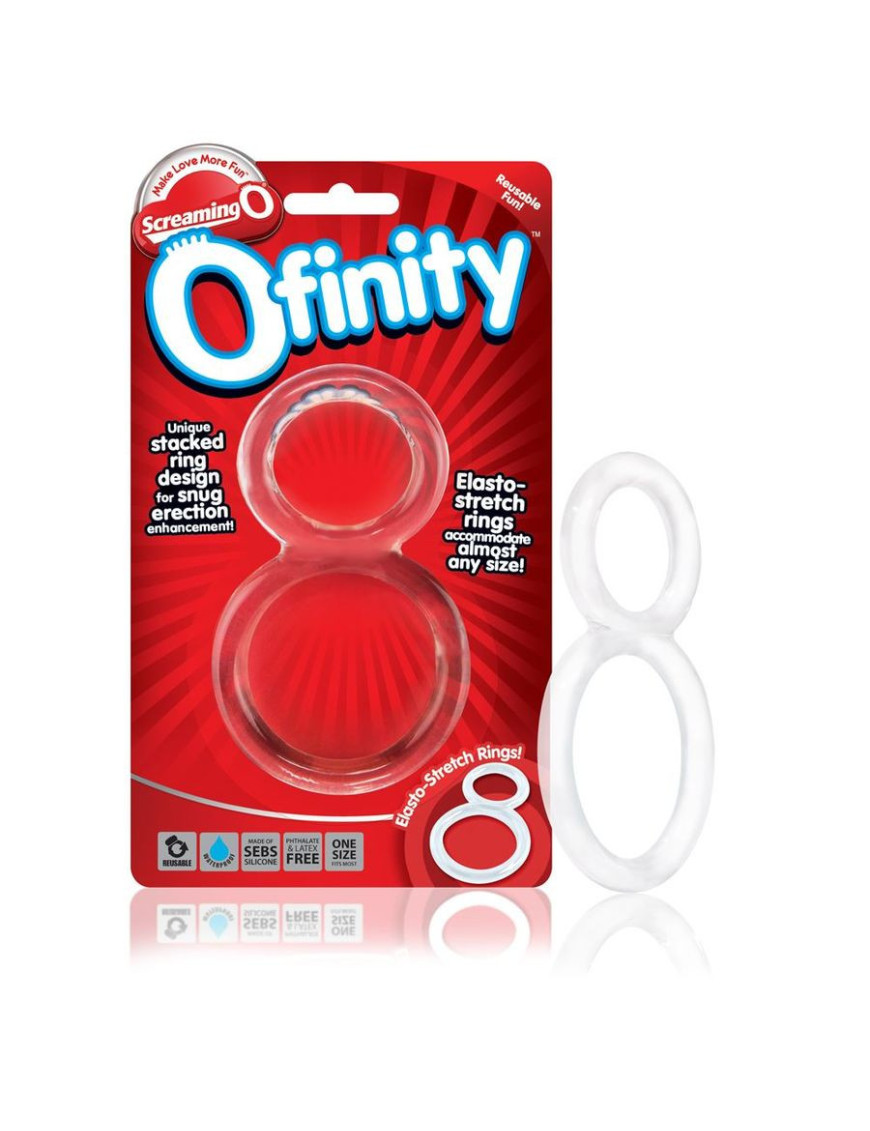 SCREANING O OFINITY ANILLO DOBLE TRANSPARENTE